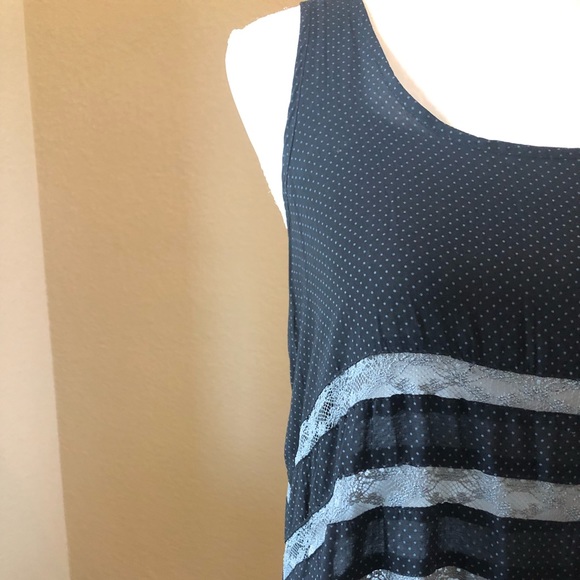 2/$25 Free People Polka Dot and Lace Dress - Picture 5 of 8